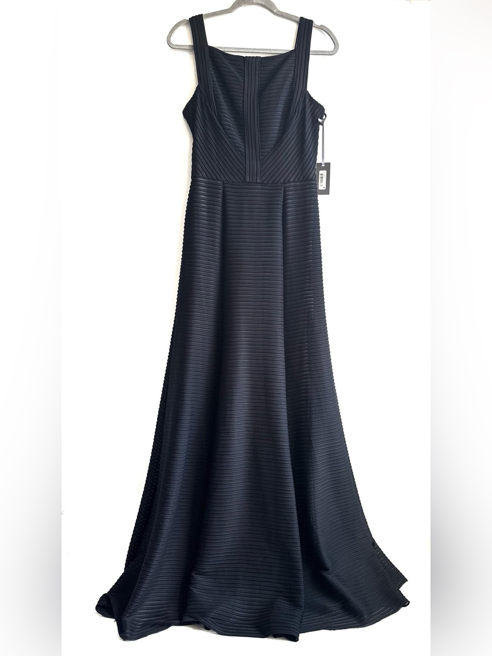 Vera Wang Sleeveless Elegant Black Evening Maxi Dress Black Size 6